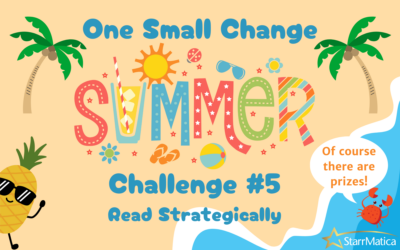 One Small Change #5 – Read Strategically